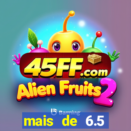 mais de 6.5 escanteios o que significa